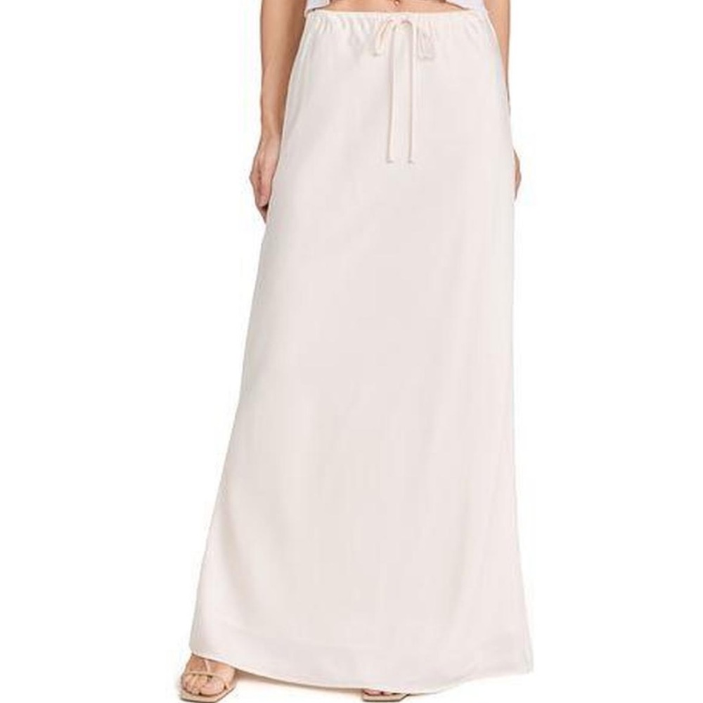 WAYF Ivory Maxi Skirt